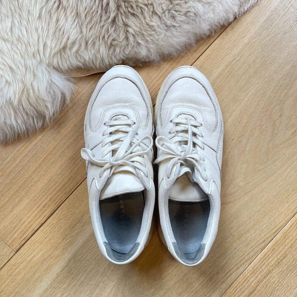 Everlane The Trainer Sneakers, Off-White